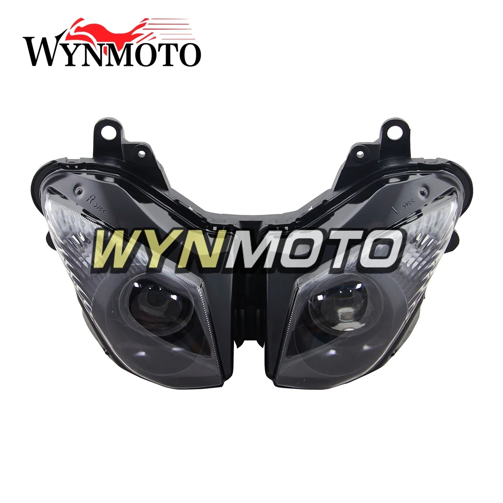 Sportbike Accessory Front Headlight Assembly Headlamp Light For Kawasaki ZX6R 636 2009 2010 2011 2012 Motorcycle Headlight lamps