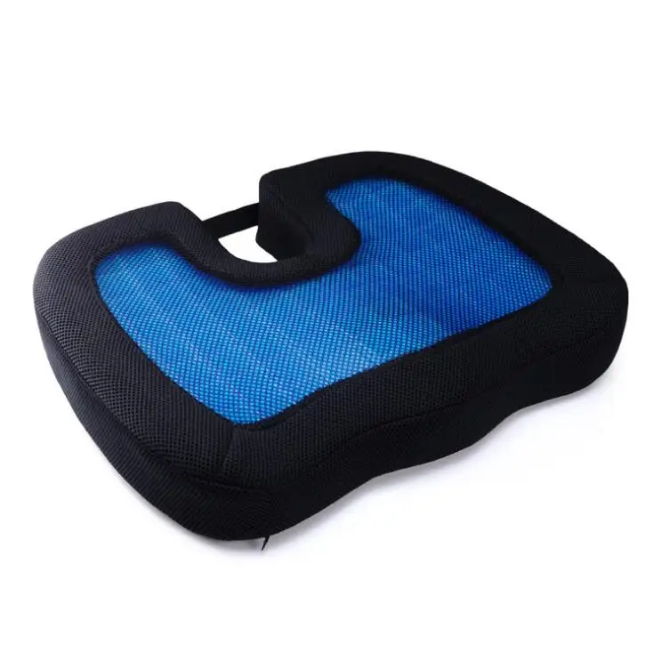 Quality New Design U-Shape Silicone Gel Coccyx Protect Memory Foam Summer Cool Seat Office/Chair /Car/ Wheelchair  Cushion