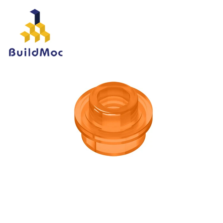 BuildMOC 85861 28626 Plate Round 1x1 with Open Stud For Building Blocks Parts DIY electric Educational C