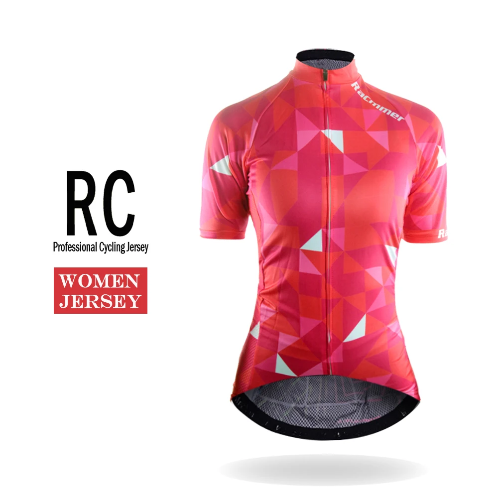 Racmmer  2018 Breathable Cycling Jersey Short Sleeve Summer Spring Women Shirt Bicycle Wear Racing Tops Cycling Clothing #WS-07