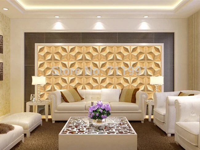 Custom large murals of European 3D stereoscopic concave convex resin sandstone relief the television background wall wallpaper