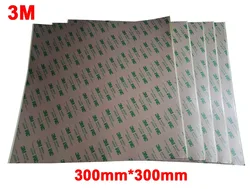 5sheets 300mm Square 3M 468 Double Adhesive Sticker, High Temperature Resist for 3D Printing Build Surface 468MP 200MP