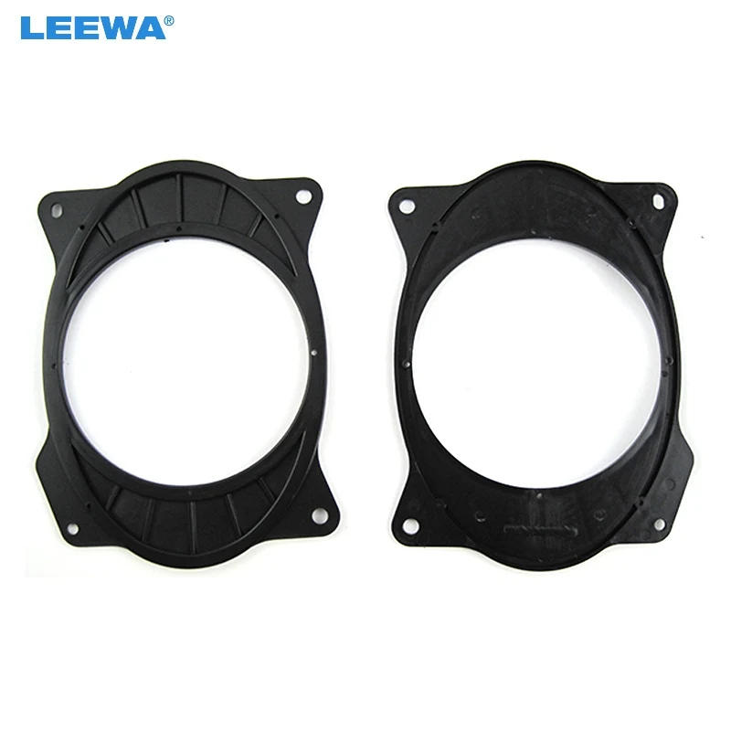 

LEEWA 2pc Car Speaker Mat for Toyota Camry Reiz Corolla 2006-2011 Lexus IS200/IS300 Solid 6*9 To 6.5" Speaker Spacer Ring Pads