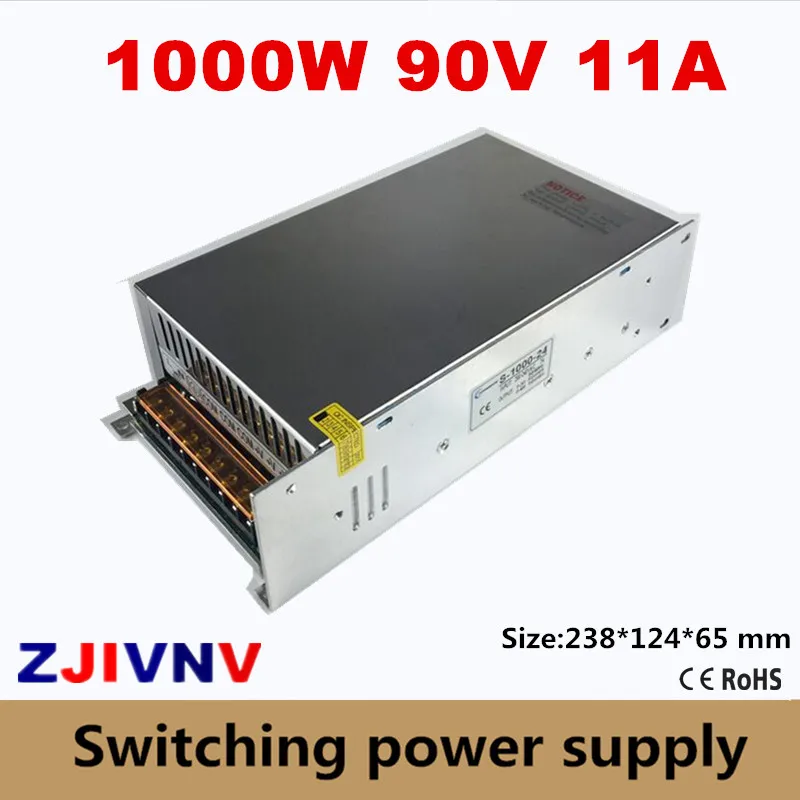 

90v 11A Switching Power Supply 1000W input 200V~240V or 100v~130VAC AC/DC SMPS S-1000-90VDC CE APPROVAL