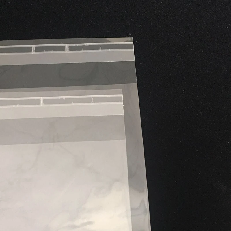 whole sale clear opp  bag  (87x113mm) A7 size opp bag with self adhesive strip small gift bags