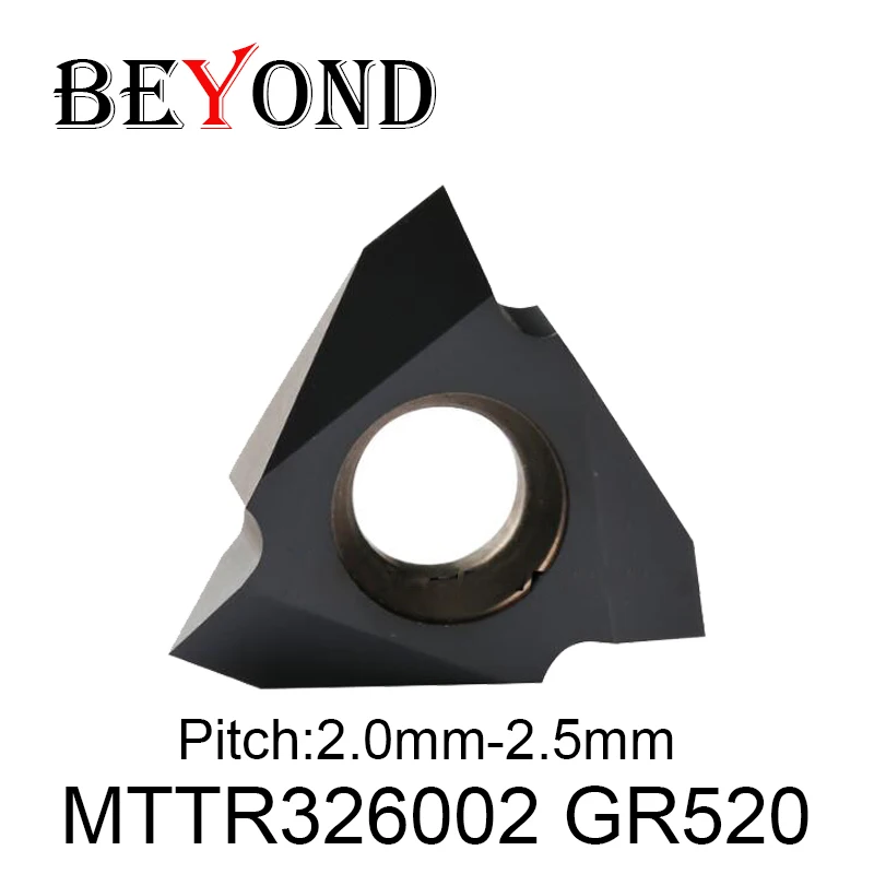 TT32R6002 GR520/MTTR326002 GR520.Vertical universal thread blade pitch is 2.0mm-2.5mm,D 9.525,T 3.18,R0.2 partialprofile 60