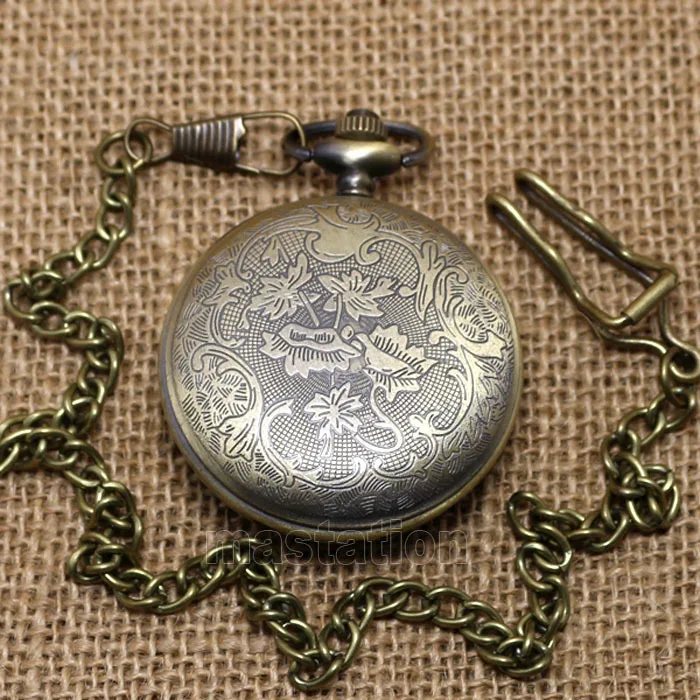 New 2014 Arrival Collection Chain Big Size DAD Hour Chest Father Dad Christmas Gift Pocket Watch P38C