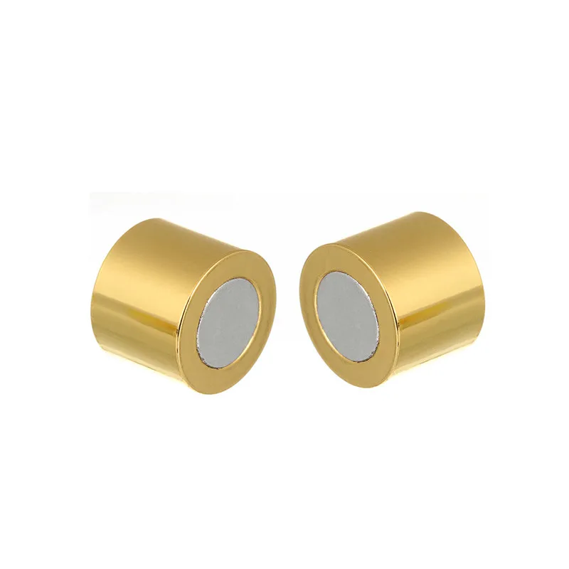 10 teile/los Gold farbe Starke Magnetische Haken Fit 3 4 5 6 7 8 10 12 15mm Leder Schnur armbänder Anschlüsse für Schmuck Machen F773