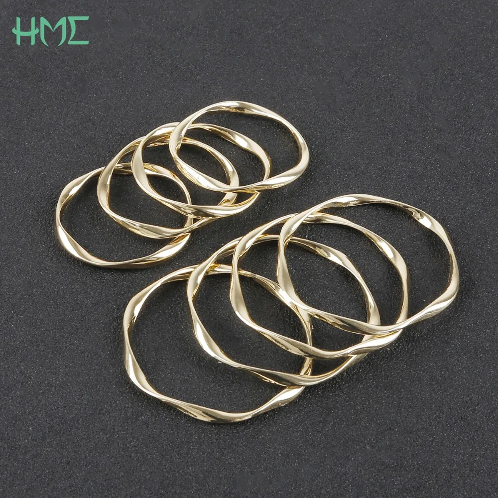 17/20/32/42mm Geometric Circle Shape Zinc Alloy Beads Charm Pendant for DIY Earring Necklace Making Jewelry Findings Accessories