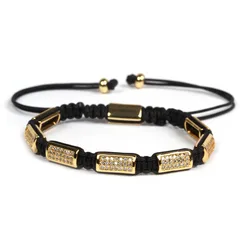 Jewelry Crown Charms Men Bracelet Macrame Beads Bracelets for Women Pulseira Masculina Pulseira Feminina & Couples Bracelets