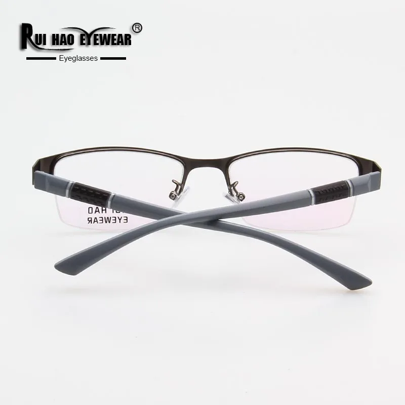 Prescription Eyeglasses Men Women Customize Recipe Glasses Fill Resin Lenses Myopia Progressive Spectacles Alloy Glasses Frame