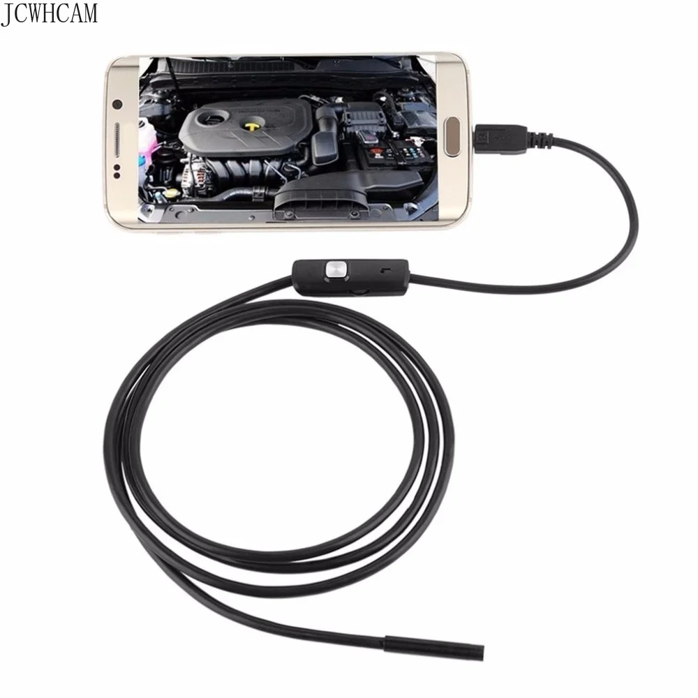 1m 2m 5m 10m Semi-rigid USB Endoscope Camera 5.5MM IP67 Waterproof Snake Camera With 6 Led Windows  Macbook PC Android Endoscope