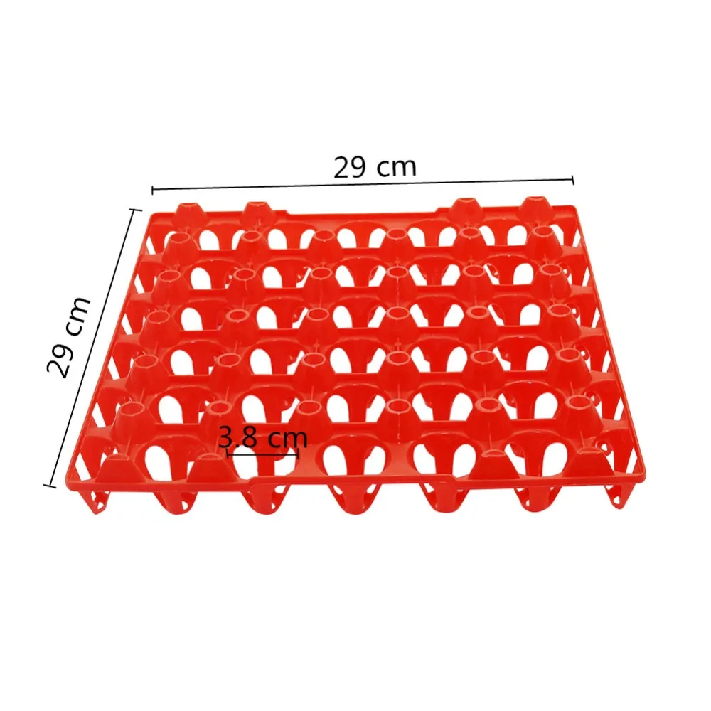 30 Eggs Capacity Commercial Chicken Farm Plastic Layer Egg Tray Turnover Transport Tool Poultry Equipment 29x29x5cm 2 Pcs