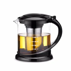 Large capacity thick glass bubble teapot,borosilicate glass Pot Flower Tea Set Puer Kettle Coffee Teapot Convenient With Infuser