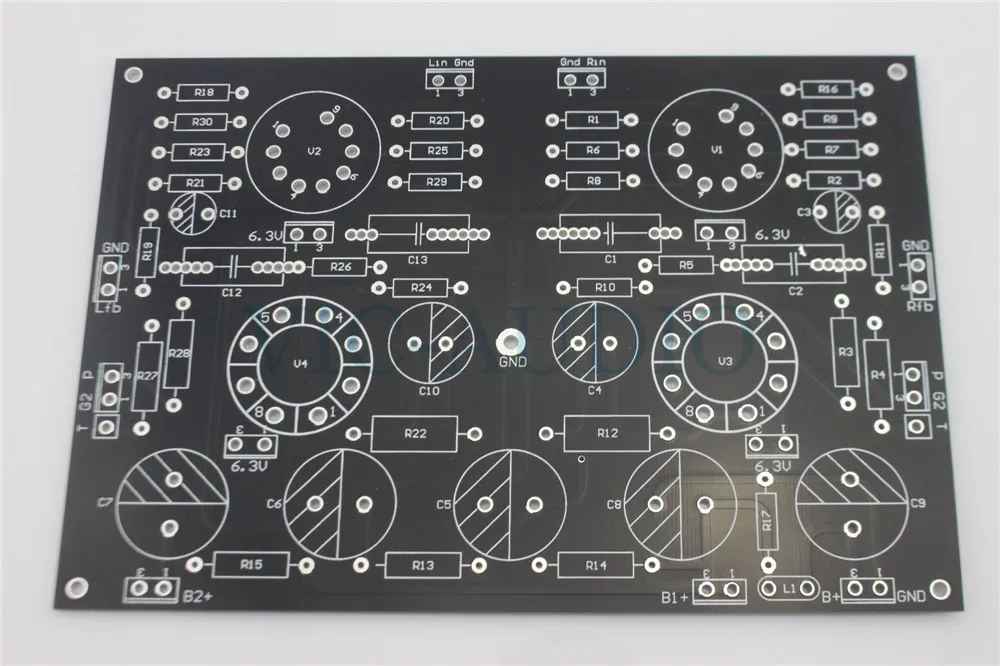 DIY Projects Audio Single-ended Amplifiers Double Track 185*125*2mm PCB Board 1Piece Free Shipping