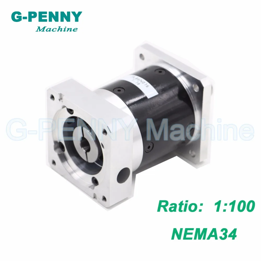 G-PENNY Nema34 planetary reduction ratio 1:100 planet gearbox 86 motor 7.2A driver and 350w 48V power supply