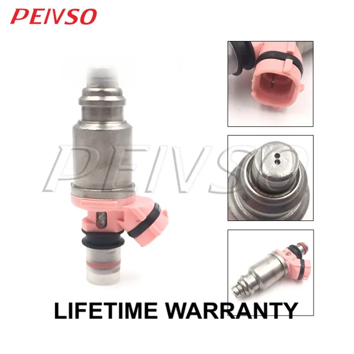 PEIVSO 6pcs 23250-74080 23209-74080 Fuel Injector For TOYOTA ASIA/NA Land Cruiser 1992~2004 LEXUS NA LX450 4.5L 1FZ 1995~1998