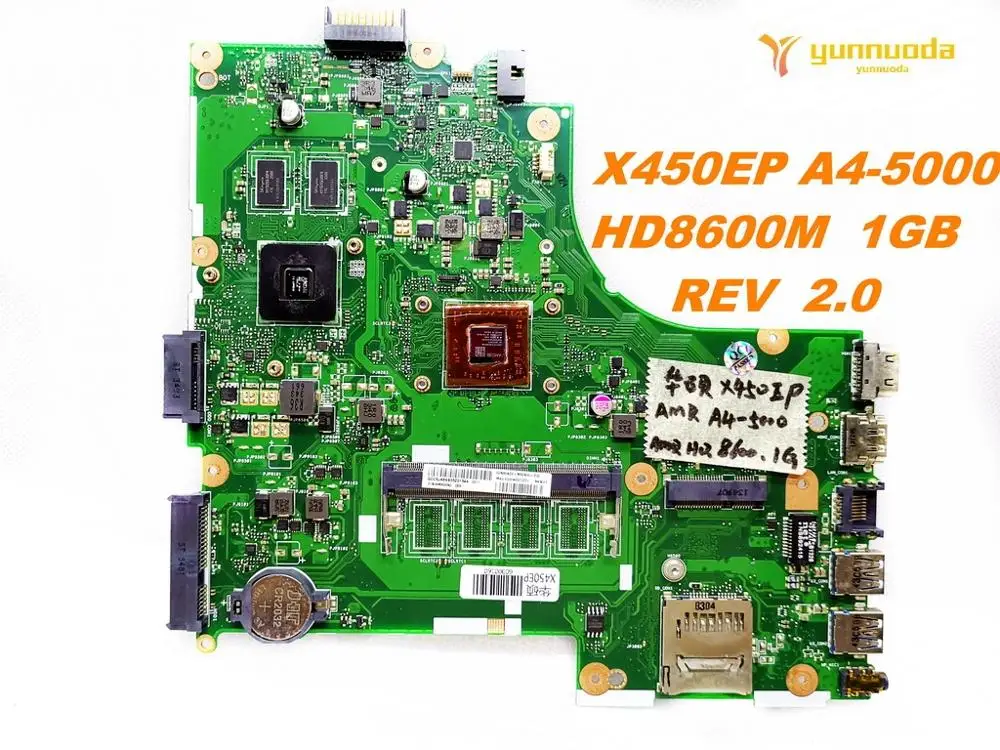 Original for ASUS X450EP  laptop motherboard   X450EP A4-5000  HD8600M  1GB   REV  2.0  tested good free shipping