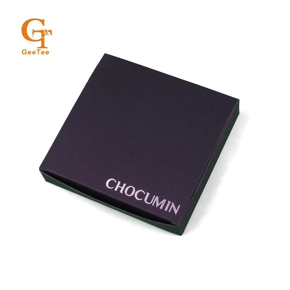 custom storage paper box with gold / silver foil logo printing, customized gift / jewelry packaging box