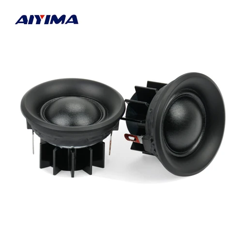 AIYIMA 2 uds 10W 1,5 pulgadas Tweeter altavoces agudos Mini altavoces portátiles de película de seda 4 Ohm 6 Ohm 8Ohm 40MM