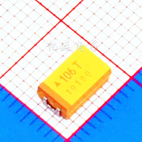 

Patch Tantalum Capacitor 106T 10UF 50V E Type 7343H 2917 10% Yellow Polarity Choke Capacitor