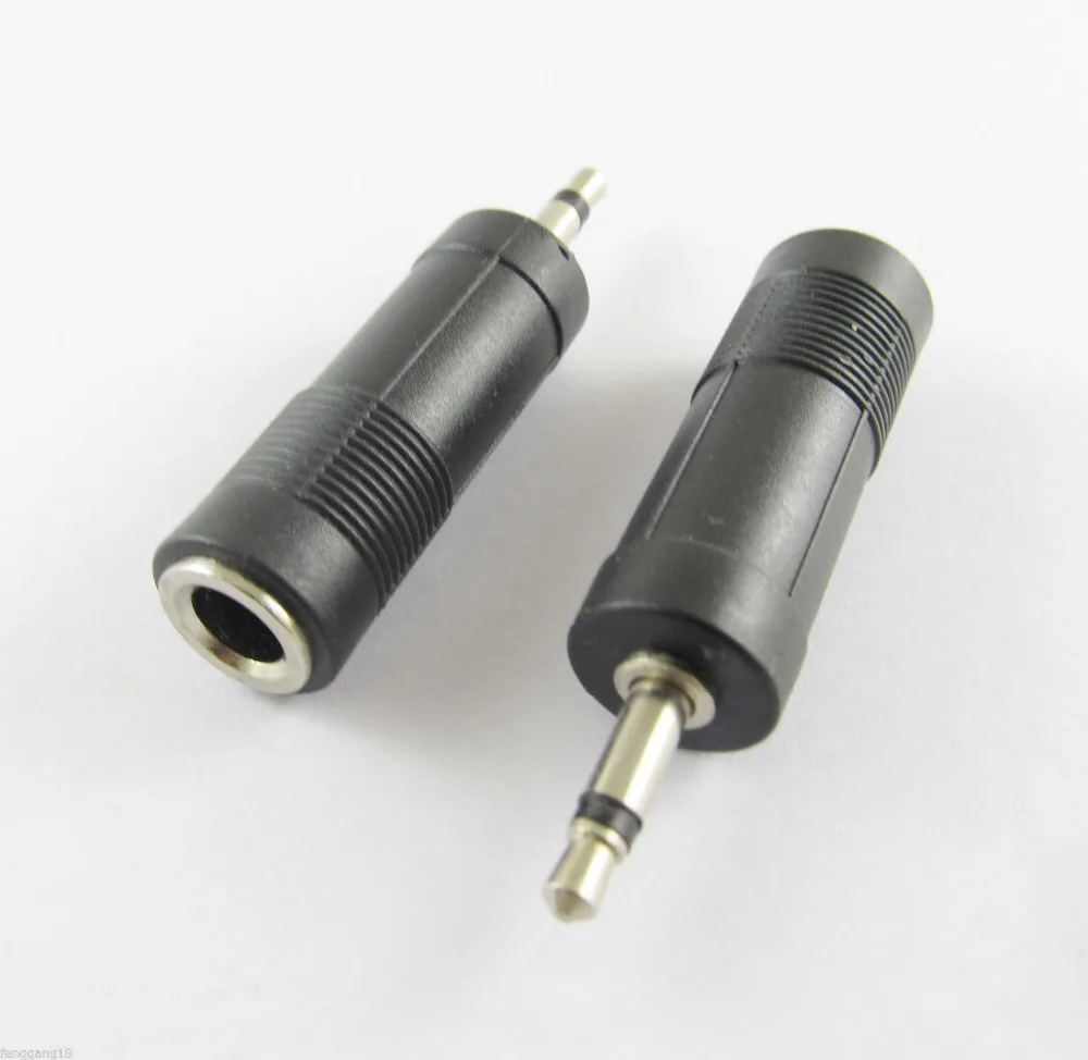 

100pcs 3.5mm 1/8" Male Plug Mono to 6.35mm 1/4" Female Jack Audio Adapter Converter