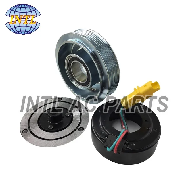 

6453KS 6453LN 6453JN 9646273880 sanden 6V12 7V16 ac compressor clutch for Citroen C2/ C3 / Peugeot Fiat Lancia 6pk pulley