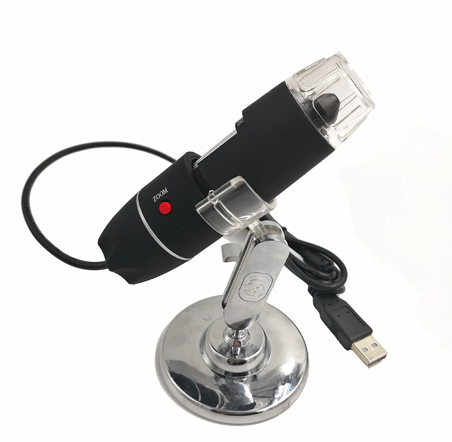 1000X HD digital USB microscope electronic microscope Camera video microscopeUSB Magnifier +calibration ruler 8 LED lights