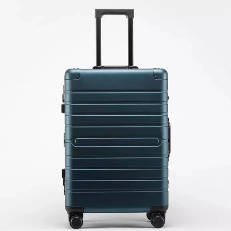 New Women Fashion All aluminum high quality durable Rolling Luggage bag Men Spinner brand business Trolley Suitcase Travel bag