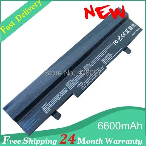 9 Cells 7800mAh Laptop Battery for Asus Eee PC EEEPC 1001HA 1001PX 1005 HA 1005H 1005P 1005PE 1101HA Free Shipping