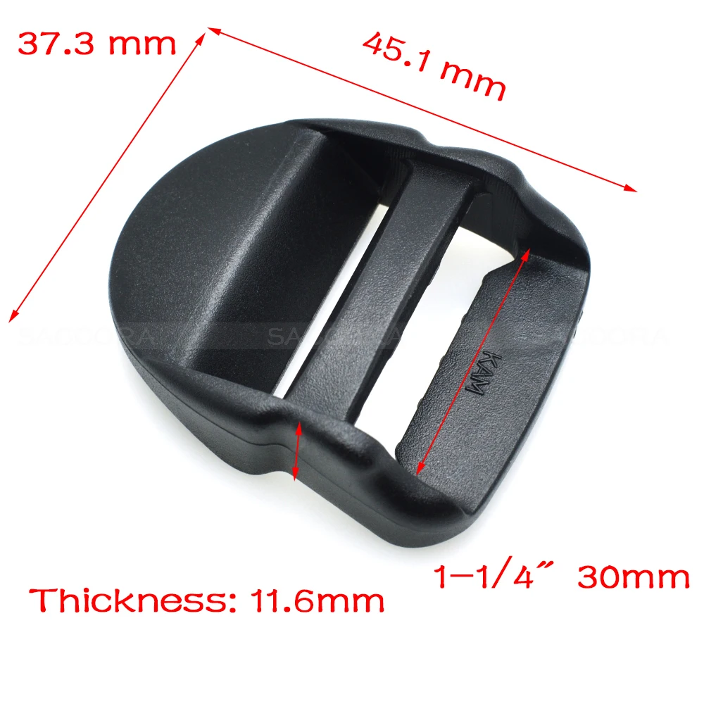 15mm 20mm 25mm 30mm 38mm Ladder Lock Slider Plastic Buckles Backpack Straps For Student bag Travelling bag Outdoor sports bag