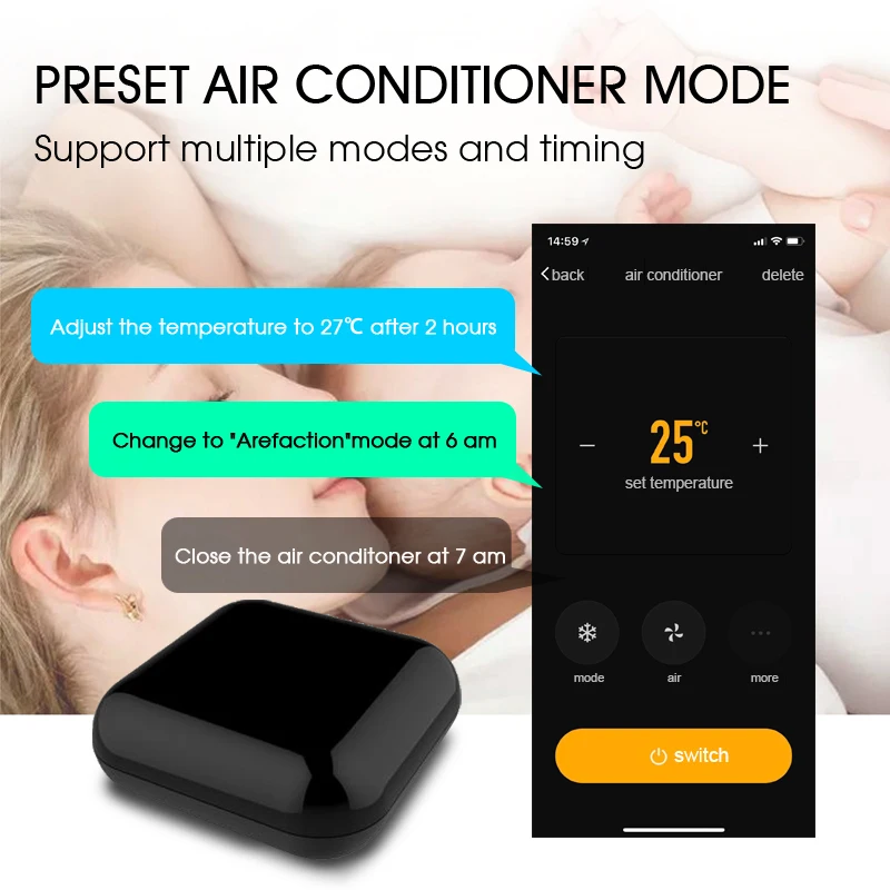Smart Switch WIFI Wireless IR Infrared Remote Control Smart Home  TV Air Conditioner SAT Work For Alexa Echo Google Home IFTTT