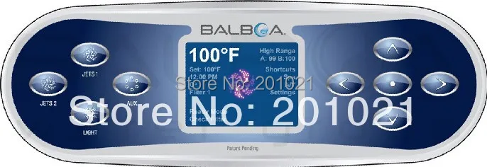 Balboa TP800 LCD Menu base Top Side Controller 9 Button with LCD display PN 50261