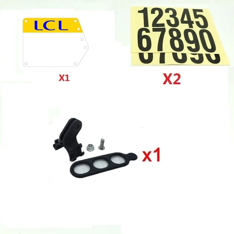 DIY Seatpost Road Bike Triathlon Racing Number Plate Mount Holder Vittel Plate Card Bracket for Round Aero O V Seatpost