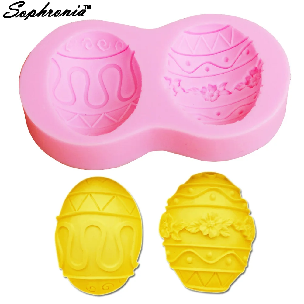 Easter Day Eggs Silicone Mold For Sweets Chocolate Mould Coo