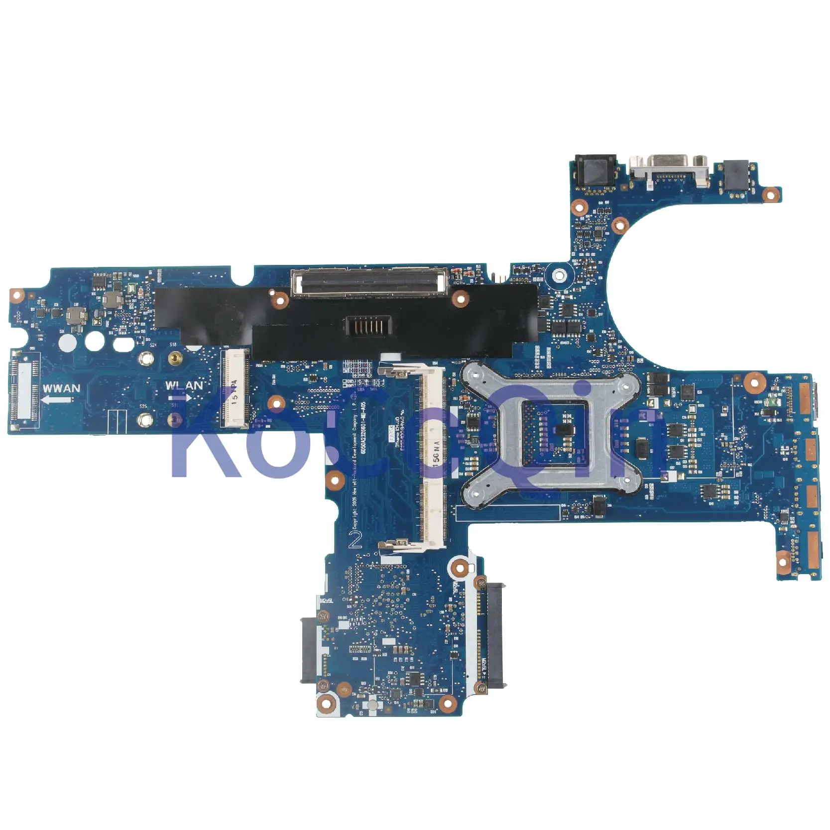 KoCoQin Laptop motherboard For HP Probook 6450B 6550B HM57 Mainboard 613293-001 613293-501 6050A2326601-MB-A02-001