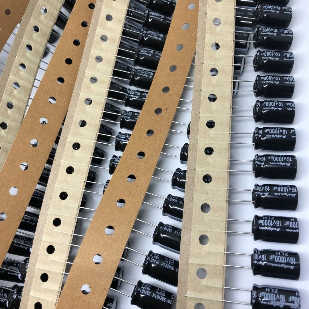 

5 шт. новые и оригинальные Rubycon 16V1000UF 10X16MM 1000UF 16V ZLHSeries длительный срок службы с низким импедансом, сделано в Японии