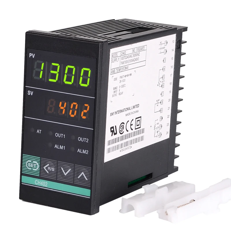 Oven Thermocontroller Digital Temperature Regulator PID Temperature Controller CH402 Relay Output,Vertical 48*96mm