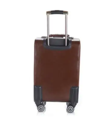 Maleta giratoria de 18 y 20 pulgadas para hombre, Maleta de viaje con ruedas, 24 ruedas, PU