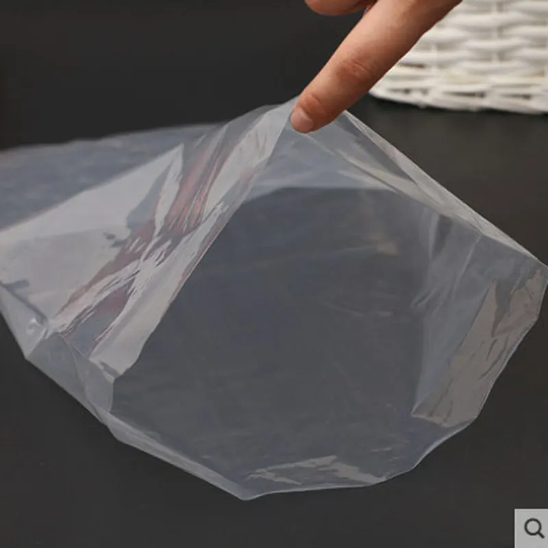 10pcs/Lot PE Flat Pocket Food Compression Vacuum Bag 8 Wire High Pressure Bag Transparent Plastic Bag Heat Sealed Pocket