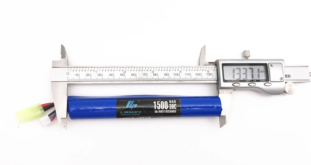 Arma de energia bateria 3 pces e equilíbrio carregador 7.4v 1500mah 30c akku mini airsoft pistola metal brinquedos arma bateria tamiya peças 18650