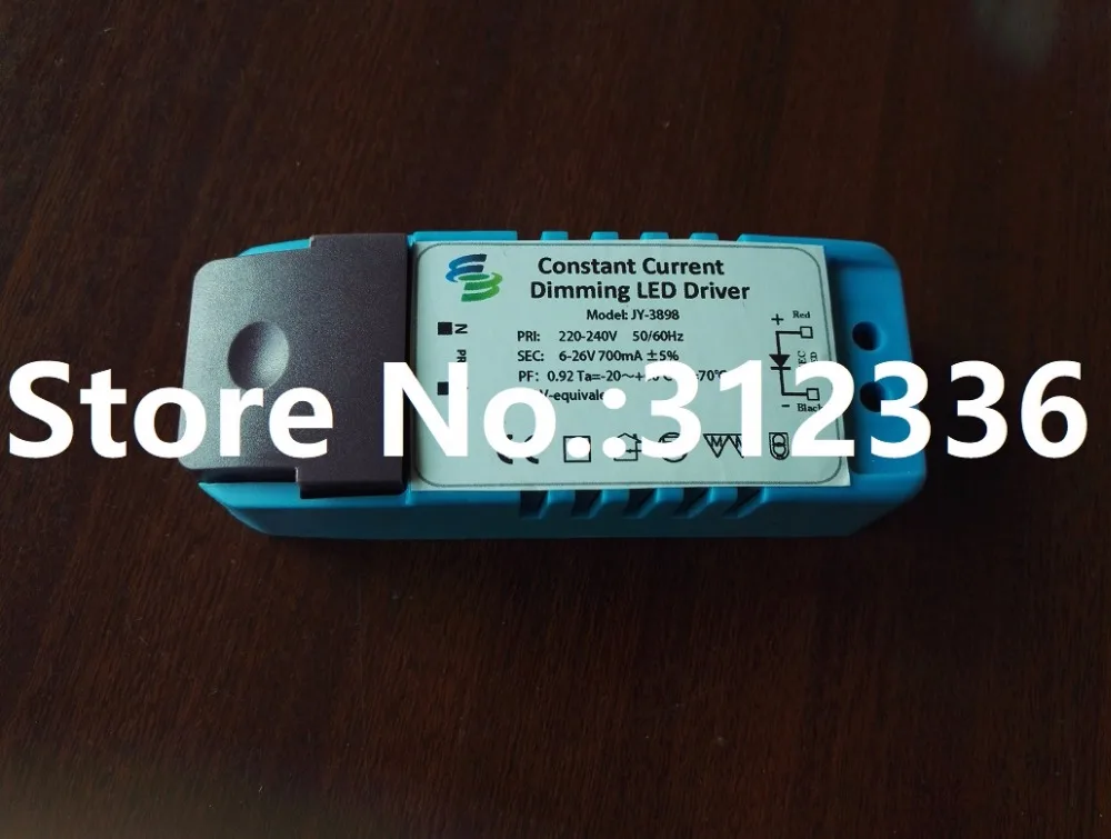 

Free Shipping Power Supply JY-3898 JY3898 700mA dimming dimmable Constant Current LED driver Single Switch Reliability Miniature