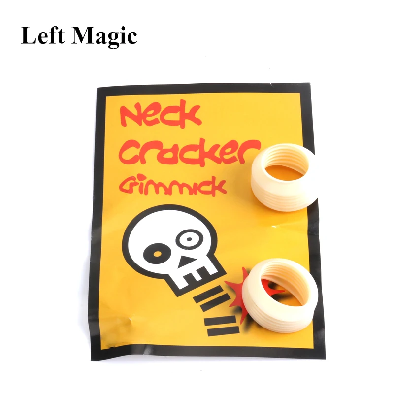 Comedy Clown Bone Cracker Magic Tricks 2 Pcs  Illusion Joke Prank Toy Halloween Close-Up Street  Magic Prop Magician Fun  Sound