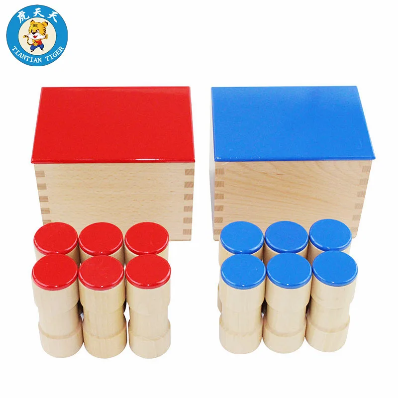 Montessori Sensory Toys Education Material For Children Preschool Teaching Material Sound Boxes