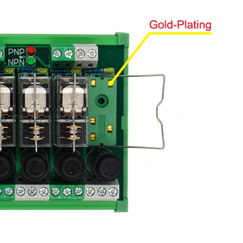 6 Channel 1 SPDT DIN Rail Mount OMRON G2R 12V DC/AC with fuse Interface Relay Module