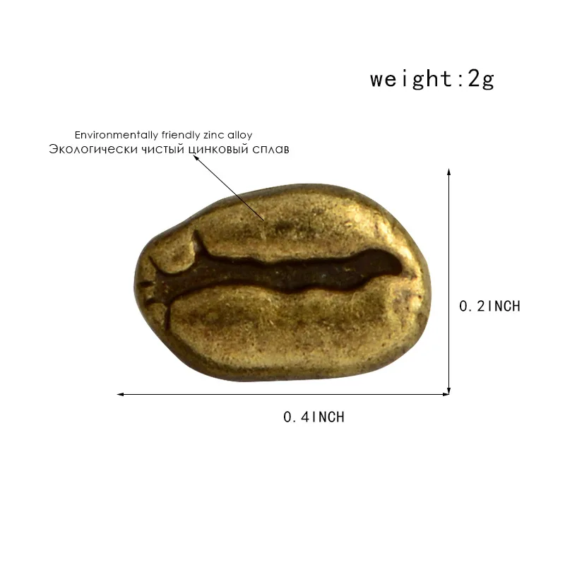 XEDZ 주얼리 커피 빈 에스프레소 커피 핀, 커피 메이커 배지 브로치, 라펠 핀, 여성 남성 주얼리, 바리스트 선물