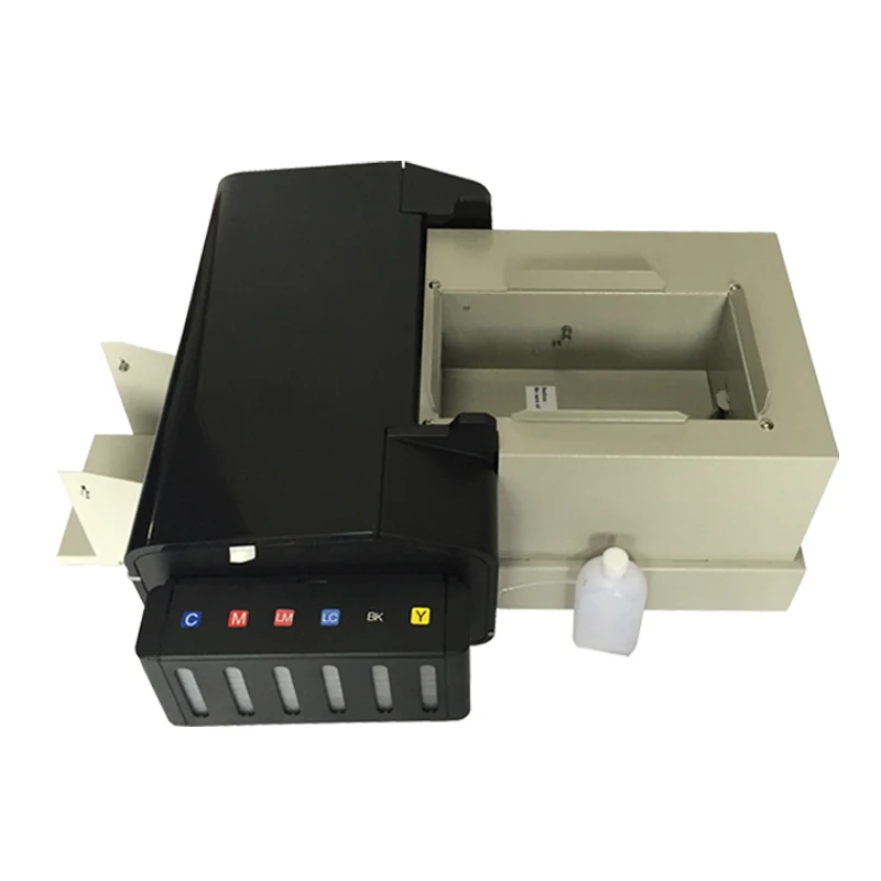 CD Printer DVD Disc Printing Machine automatic PVC Card Printers for Epson L800 with 50pcs CD/PVC Tray