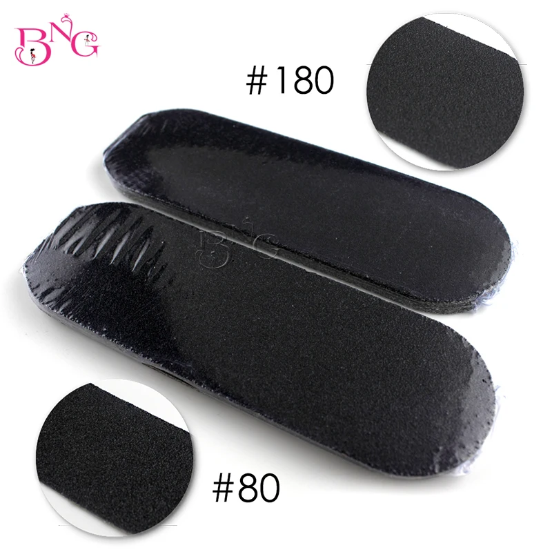 BNG 1/20pcs #80 180 Care Refill Nail Files Buffer Replacement Foot Sandpaper For Stainless Metal Handle Remover Grinding Tool