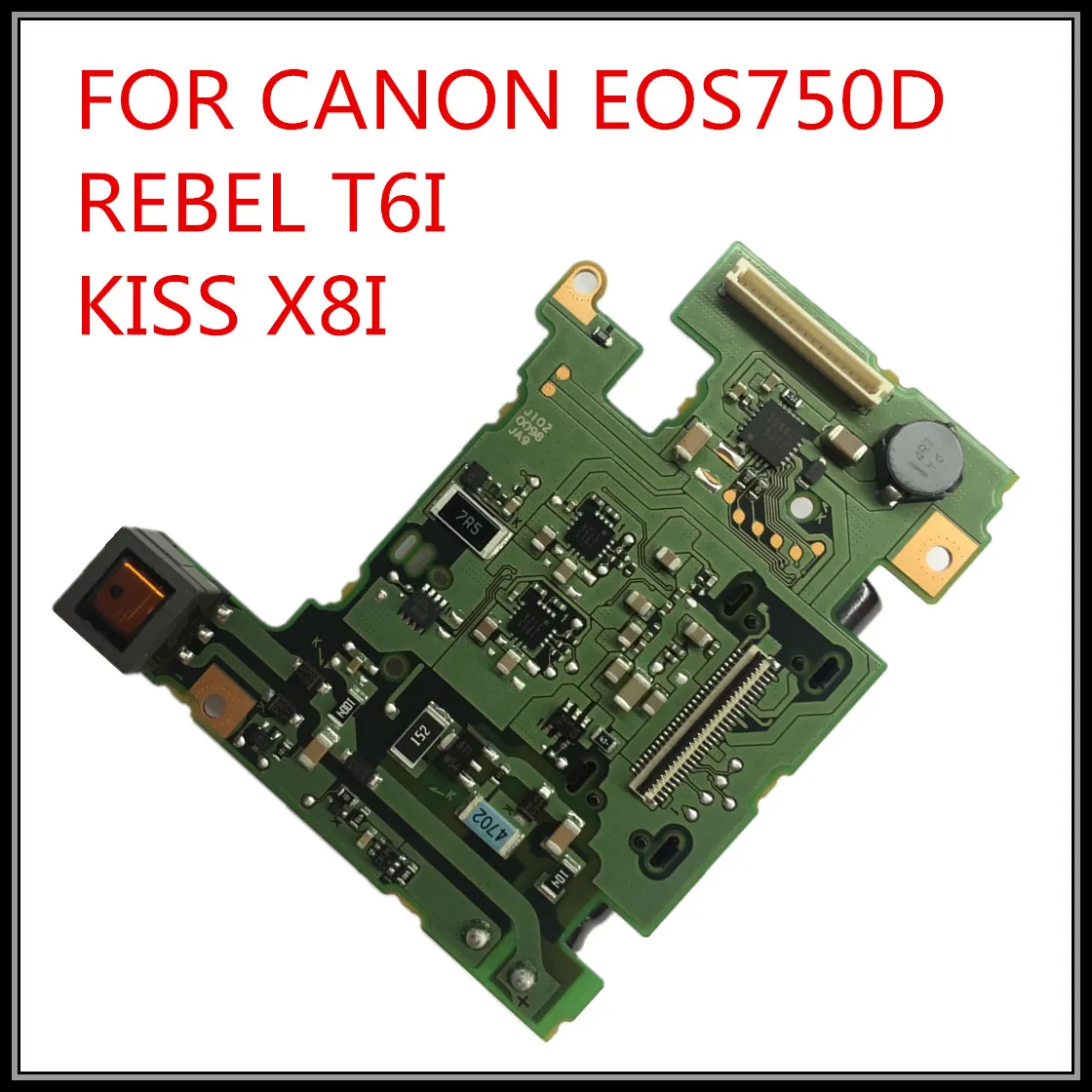 100% NEW original  powerboard for Canon EOS 750D  Rebel T6i Kiss X8i 750D power board dslr Camera repair parts free shipping