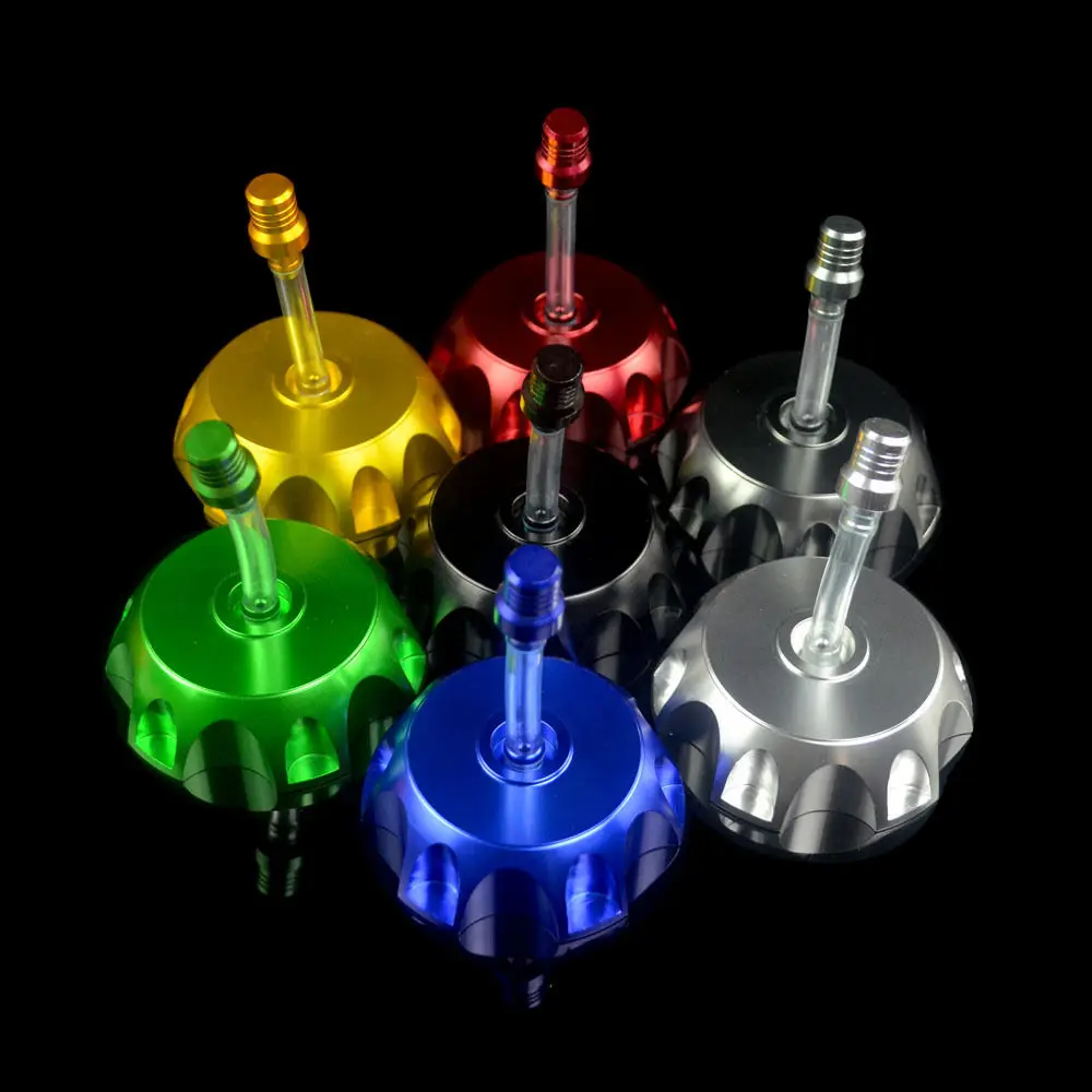 1 PCS 7 Colors CNC ALUMINUM Performance Racing CNC Billet Aluminum Gas Fuel Tank Cap For Dirt Pit Bike ATV SSR 